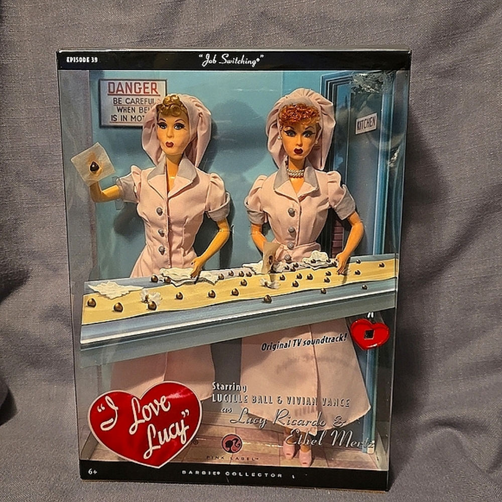 I Love Lucy Barbie Set